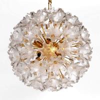 Floriform Chandelier Attributed to Venini - Sold for $2,625 on 04-11-2015 (Lot 18).jpg